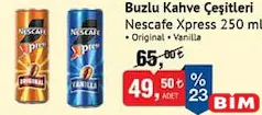 NESCAFE XPRESS SOĞUK KAHVE ÇEŞİTLERİ 250 ML fiyat ve kampanya bilgisi